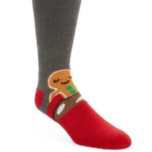 NWT Men's Holiday Gingerbread Man Butter Socks One Size